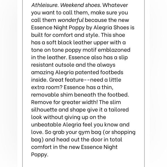 Alegria Essence Night Poppy Silver and Black Leather Sneakers - Picture 11 of 12